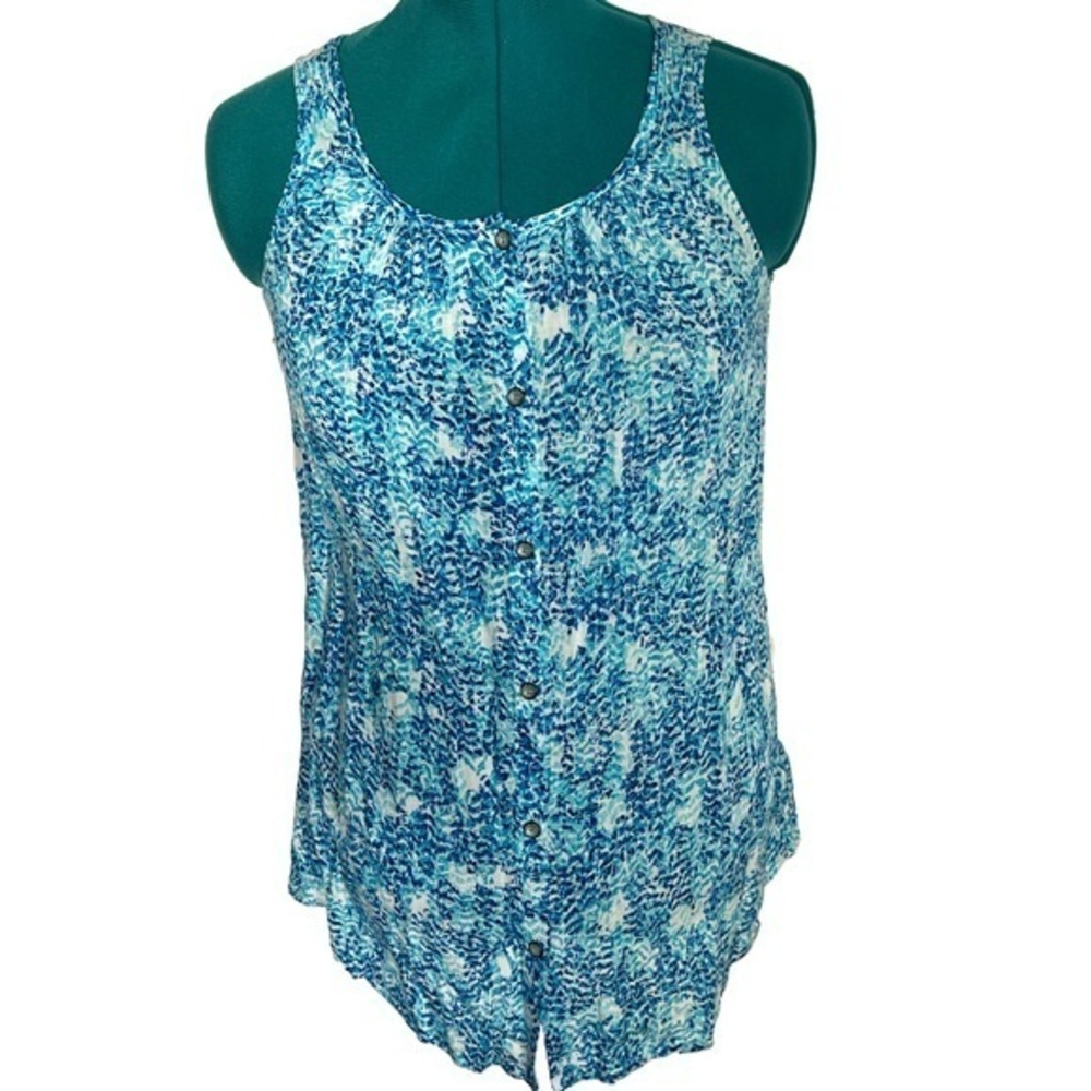 DKNY button down Tank top - multicolored - size s